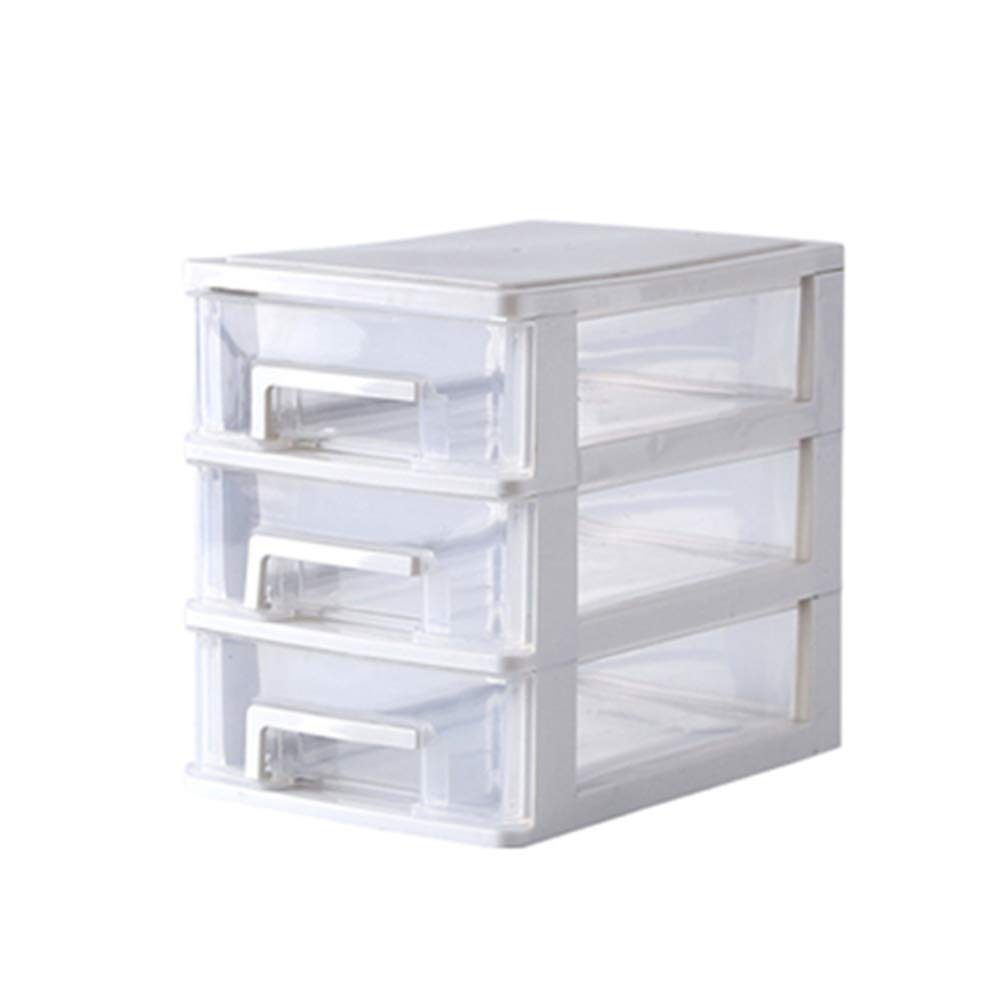 Plastic Storage Drawers, Clear Desktop Drawer Storage Cabinet Storage Case Storage Box Multilayer Sundries Holder for Home School Office