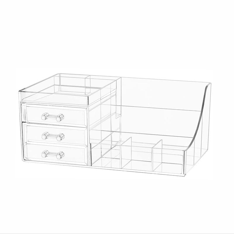 1 Piece Desktop Clear Cosmetic Storage Rack