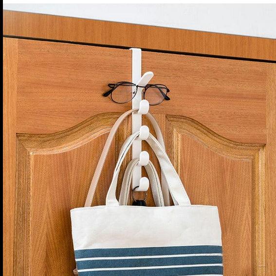 1 Piece Multifunctional Door Back Hanging Hook, Multifunctional Glasses and Bag Storage Hook