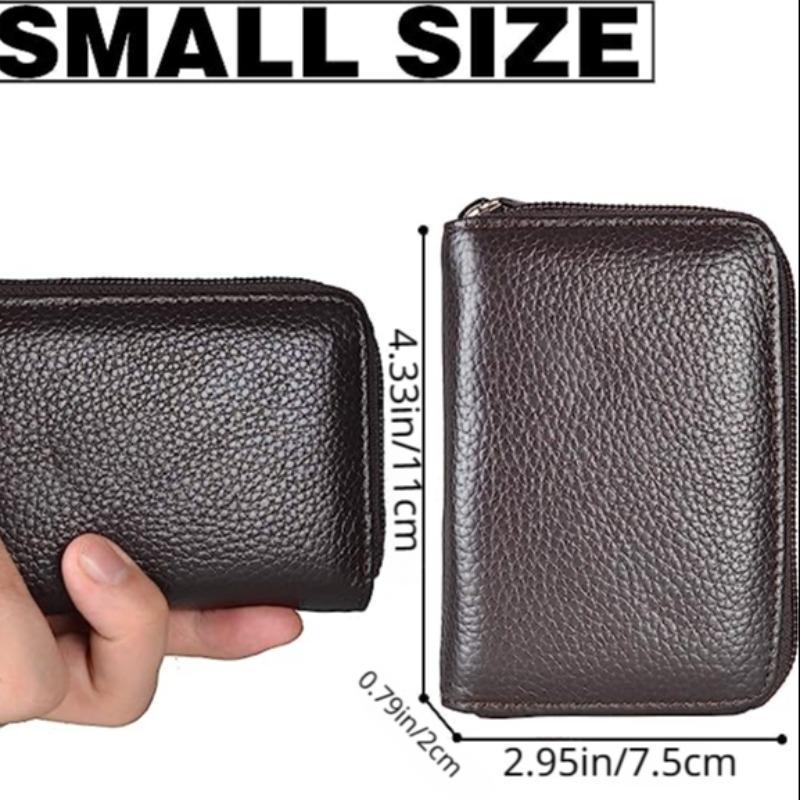 1 Piece Casual Plain Multi-pocket Card Bag, Portable Dust-proof Card Storage Bag, Multi-grid Mini Card Bag For Outdoor Travel