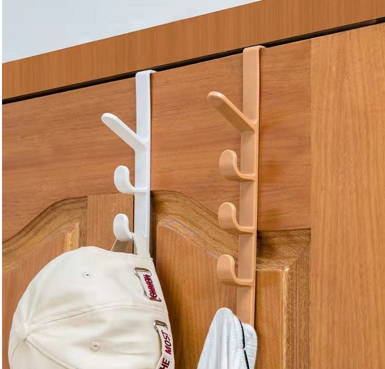 1 Piece Multifunctional Door Back Hanging Hook, Multifunctional Glasses and Bag Storage Hook