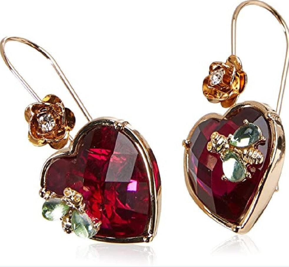 Heart Drop Earrings