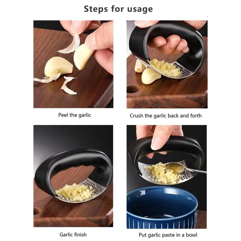 1 Piece Easy Grip Garlic Press