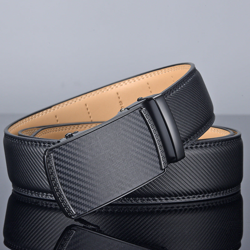 Leather Ratchet Belt Men - Customizable Fit, Effortless Style (35mm)