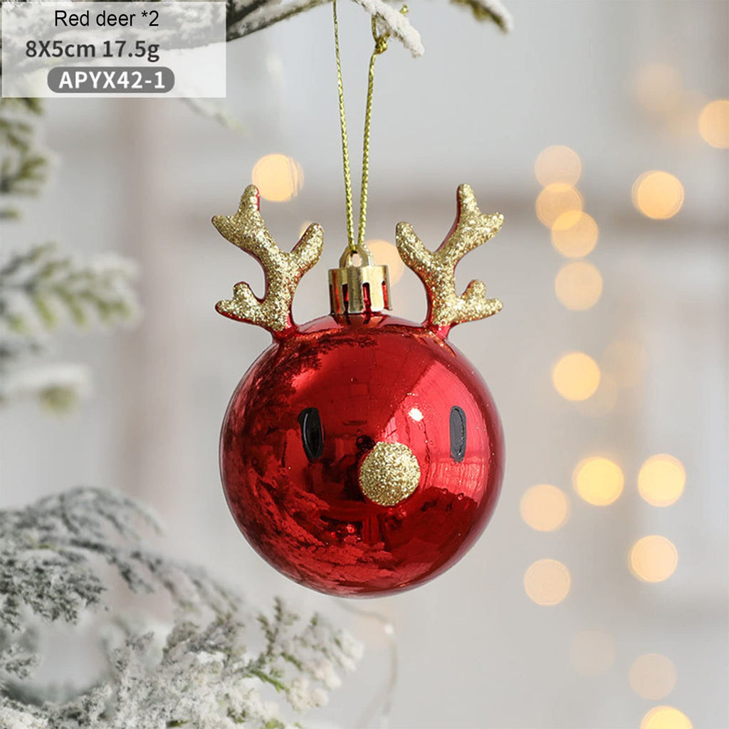 Christmas Balls Ornaments, Christmas Tree Balls Ornaments, Holiday Party Balls Hanging Balls Ornaments for Outdoor Indoor Christmas Decor
