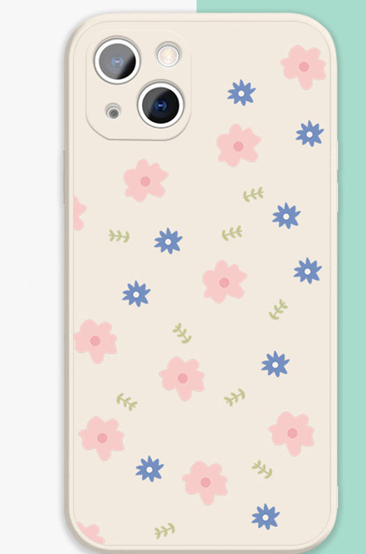 Floral Case for iPhone 14, Clear Case with Flower Branch Pattern Cute Cover Case for Girls Women Slim Thin Soft Silicone Shockproof Phone Case for iPhone 14,Transparent