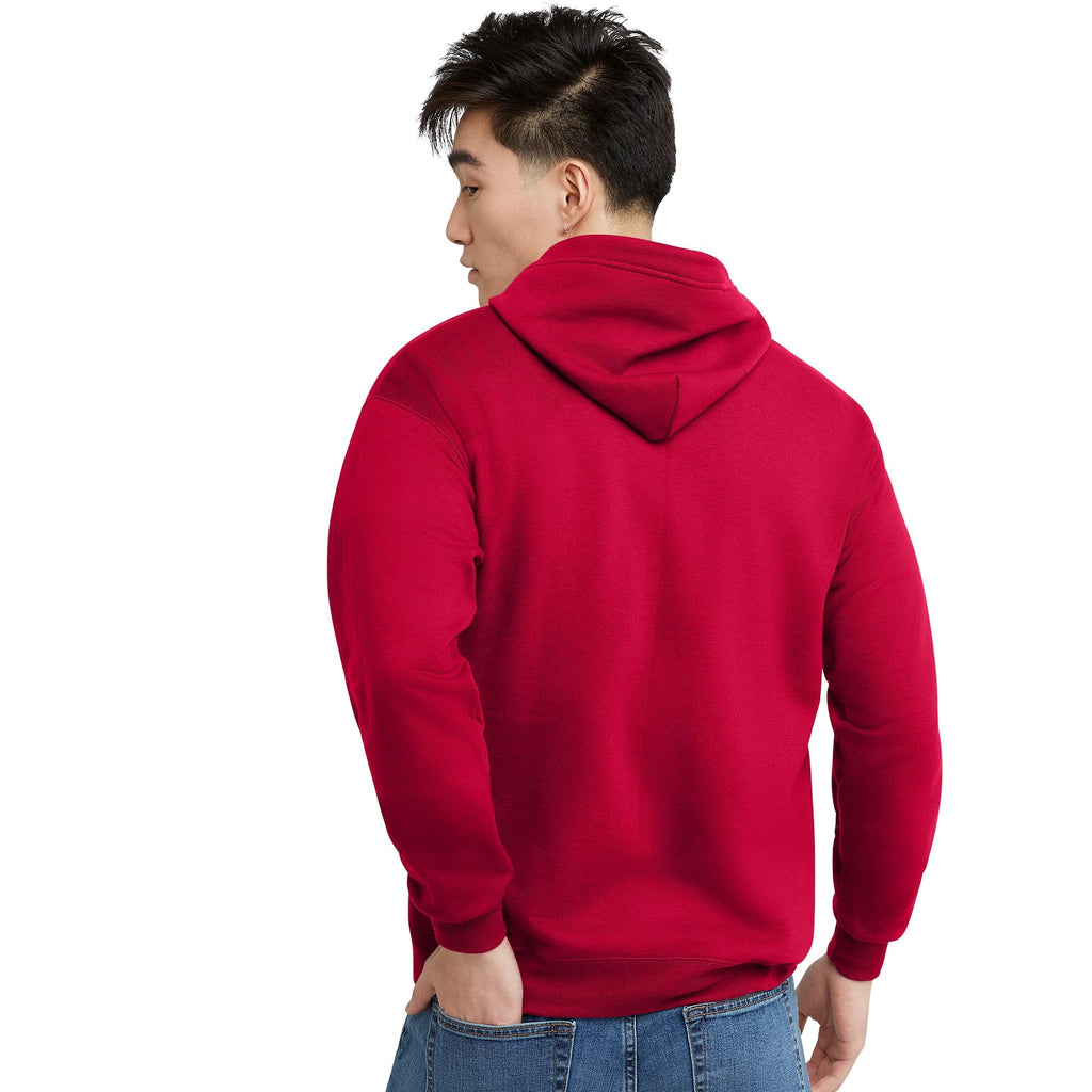 Men’s Full-Zip EcoSmart Hoodie, Fleece Hooded Sweatshirt with Zipper