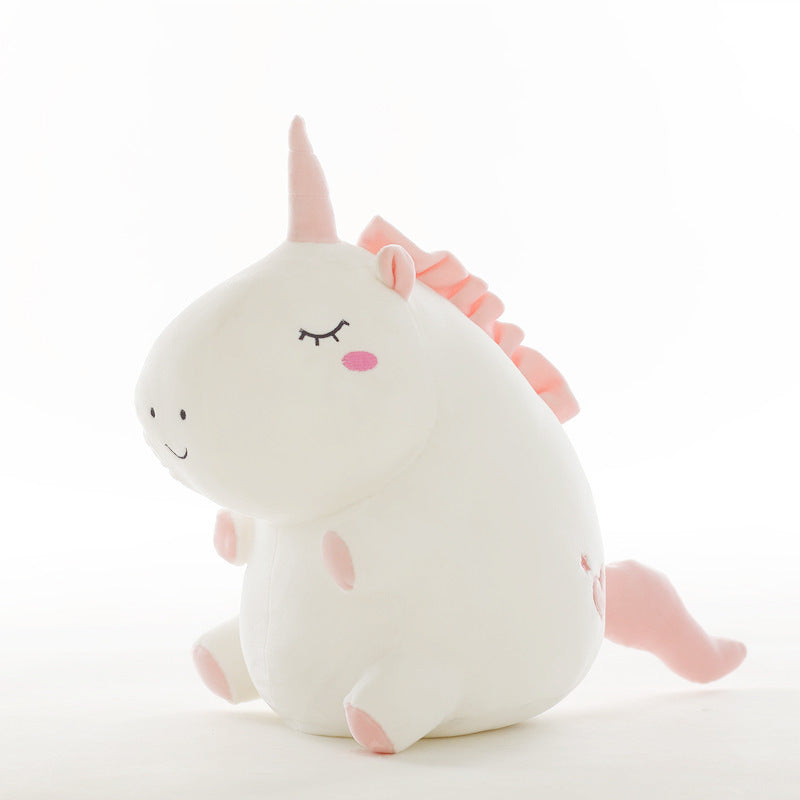 Hot-Selling New Arrival round Rolling Unicorn Plush Toy Children's Birthday Gifts