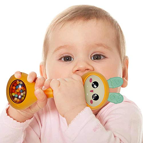 HS20001 Baby Toys Rattles And Teethers - Baby Rattle Toys for Newborn Baby Teething Toys Newborn Rattle Toy for Girls Boys 0-3-6-9-12 Months Infant Toys Rattle - Sensory Toys for Babies Rattle Set 10pcs
