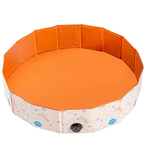 HQ21008 Sand and Water Table for Toddler - Foldable Game Room Portable Ball Pit Sandbox Baby Sensory Toys Storage Summer Pet Pool Play Activity Center Diameter 32Inchs