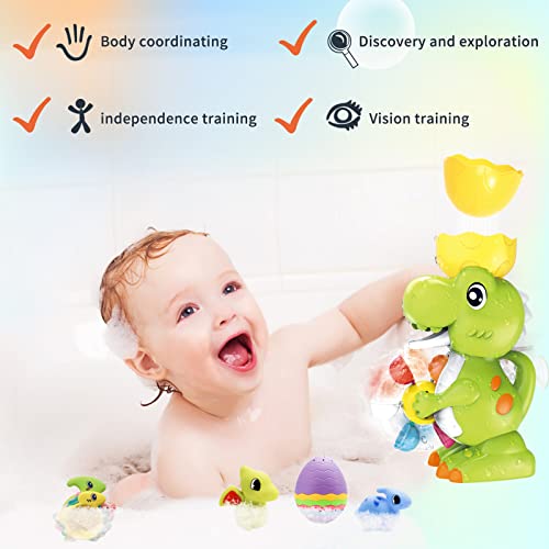 BCJ22001 Baby Bath Toys, Baby Bathtub Toy，Dinosaur Bath Toys for Above 18 Month Toddlers Kids