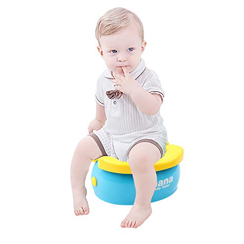TOP19046 Potty Training Seat - Cute Banana Toilet Seat Trainer Portable Foldable Potty for Kids Boys Girls