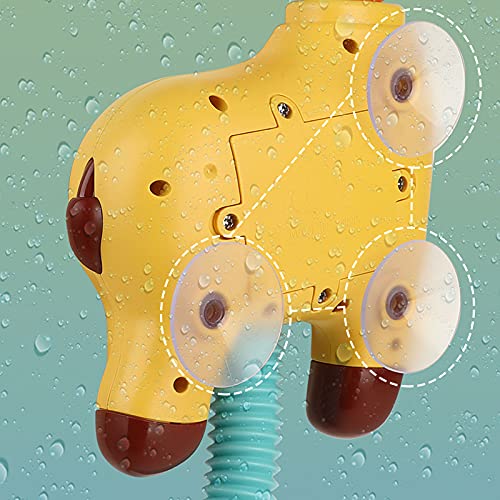 JL21001 Giraffe Toddler Bath Shower Head Toy, Baby Bath Toys Sprinkler Bathtub Toy for Kids, Perfect for Boys Girls for Bath Time