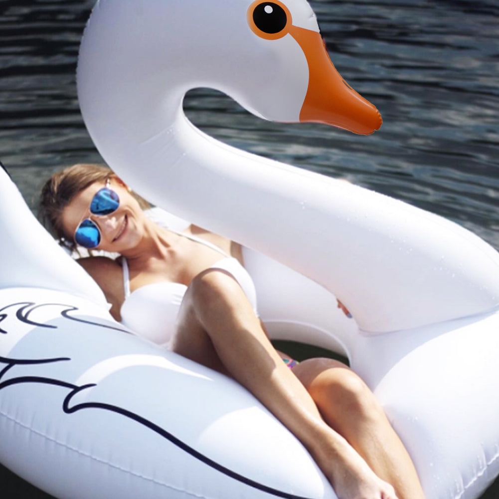 Giant Inflatable Swan Swim Ring Pool