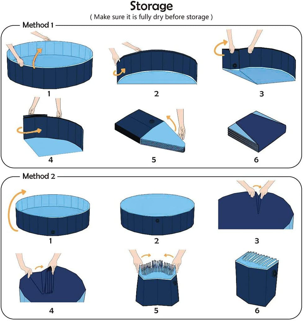 Foldable Dog Pool Large or Small Pet Swimming Foldable Bathing Tub Cat Puppy Swimming Pool for Playing Bathing