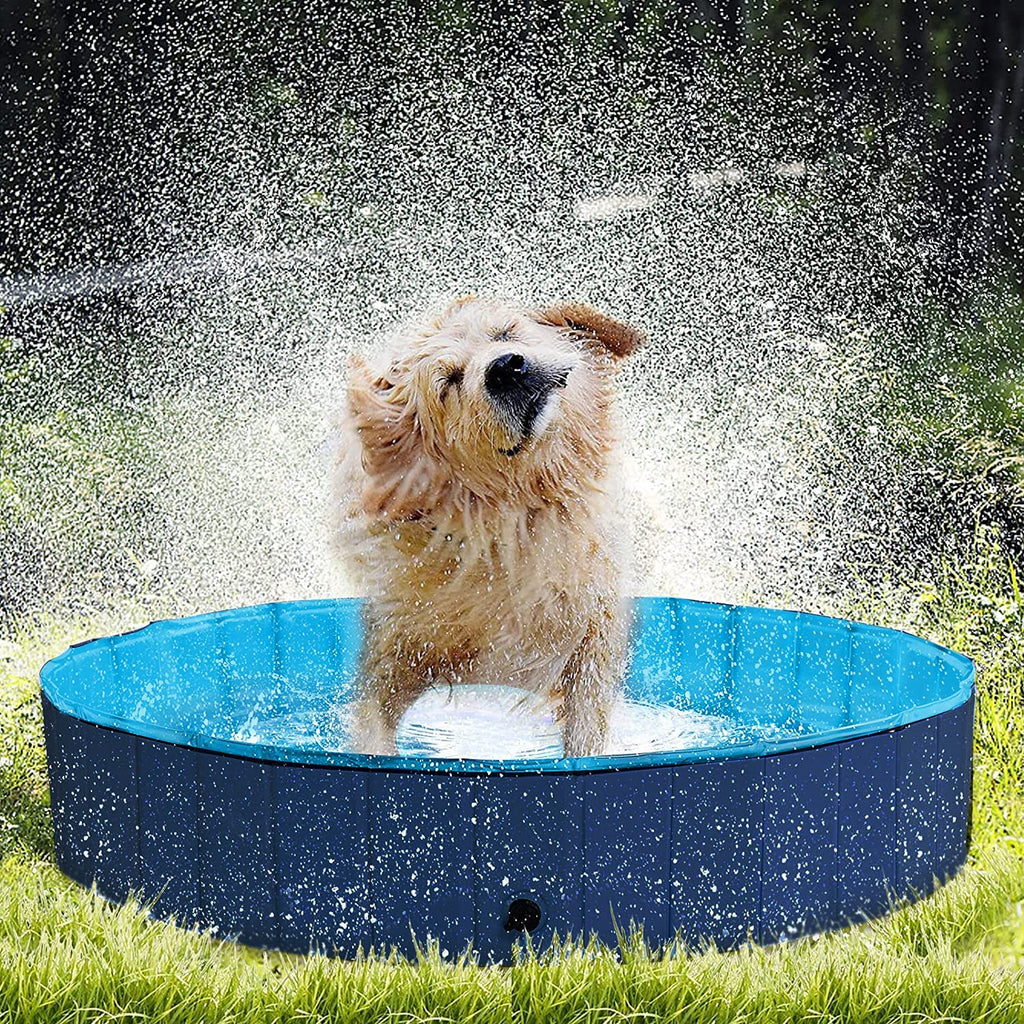 Foldable Dog Pool Large or Small Pet Swimming Foldable Bathing Tub Cat Puppy Swimming Pool for Playing Bathing