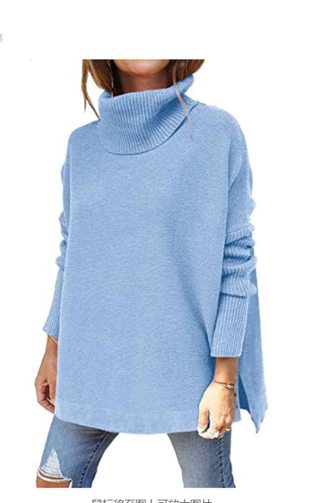 Bestseller Batwing Sleeve Hem Waist Pullover Sweaters Top