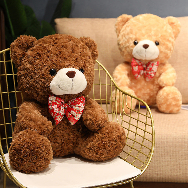 Teddy Bear Doll Plush Toys Doll Ragdoll Bear Pillow Back Cushion for Girls Children's Birthday Gifts