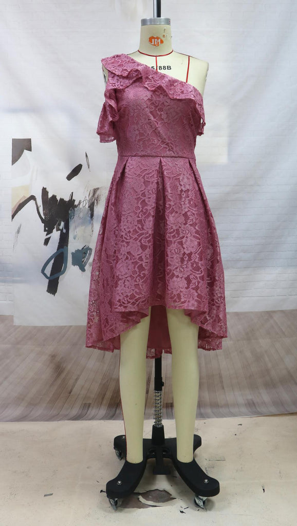 Women's off-Shoulder Lace Midi Dress Princess Dress