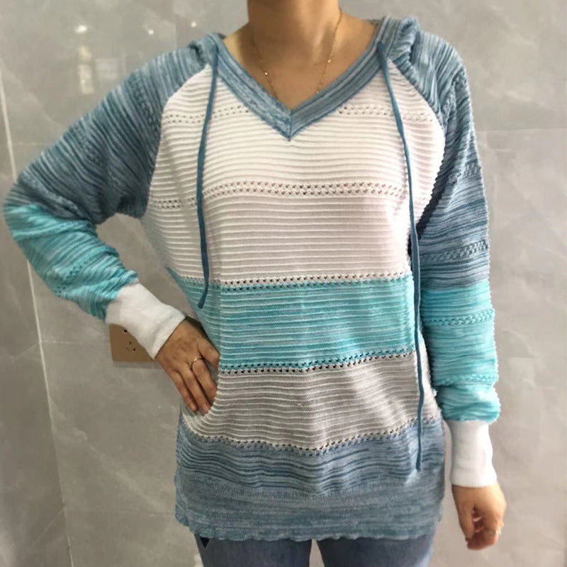 Bestseller Hooded Knitted plus Size Women's Sweater