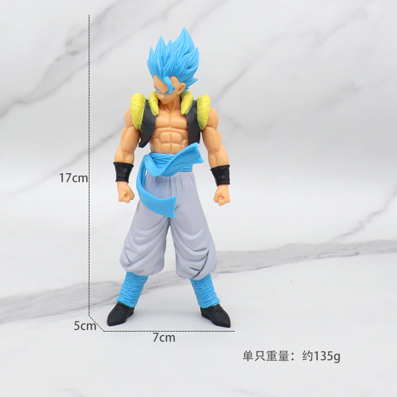 Optional Anime Garage Kits Dragon Ball Dragon Ball Z Movie Vegettoo Gogeta Model Decoration Doll