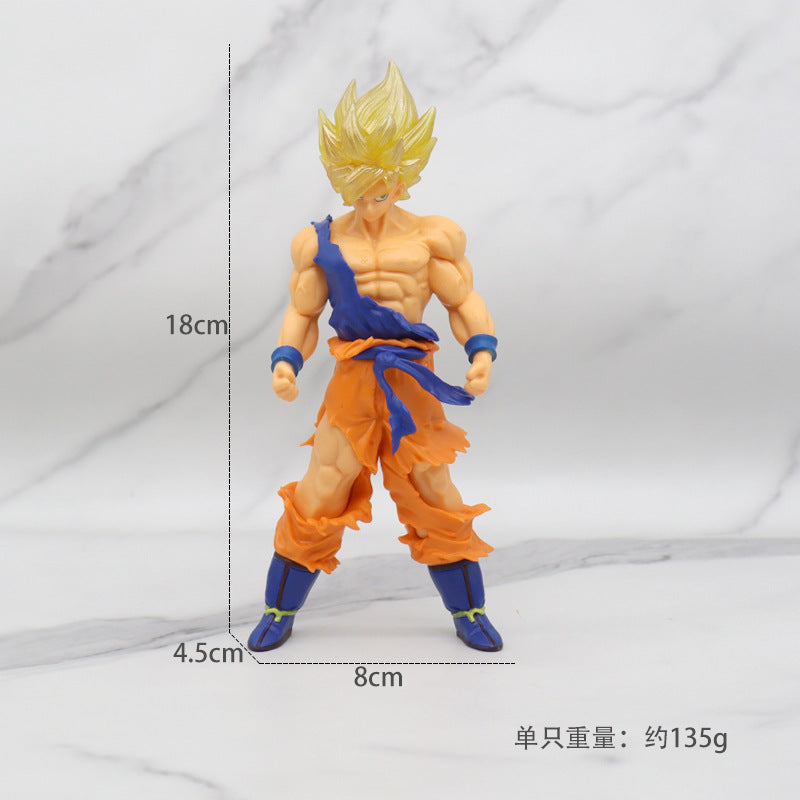 Optional Anime Garage Kits Dragon Ball Dragon Ball Z Movie Vegettoo Gogeta Model Decoration Doll