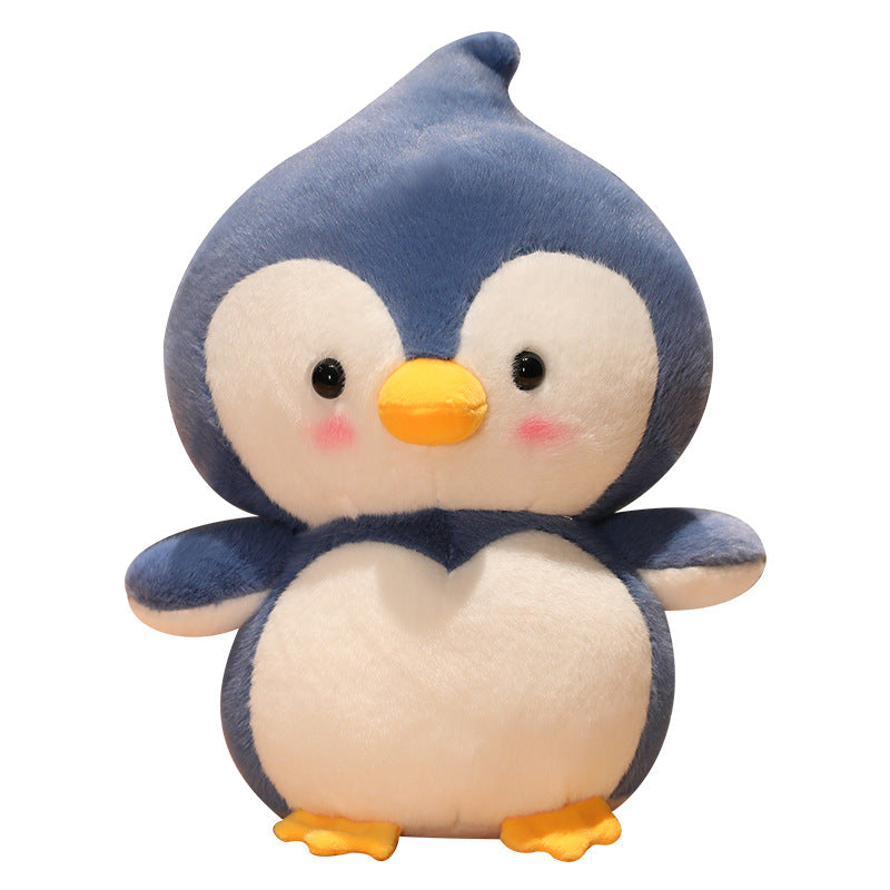 Cute Peach Penguin Doll Plush Toys Child Comforter Toy Sleeping Companion Doll Girl's Birthday Gift