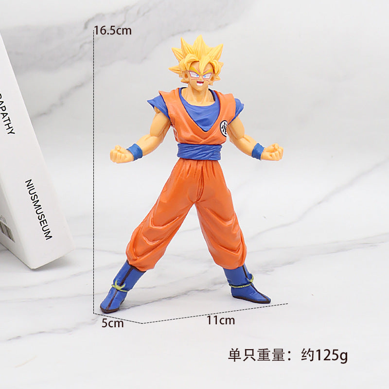 Optional Anime Garage Kits Dragon Ball Dragon Ball Z Movie Vegettoo Gogeta Model Decoration Doll