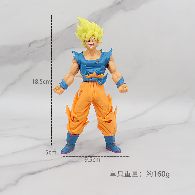 Optional Anime Garage Kits Dragon Ball Dragon Ball Z Movie Vegettoo Gogeta Model Decoration Doll