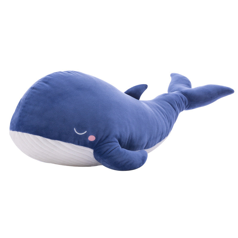 Cute Shark Whale Doll Plush Toys Whale Falling Carlo Big Fish Doll Sleeping Pillow on Bed