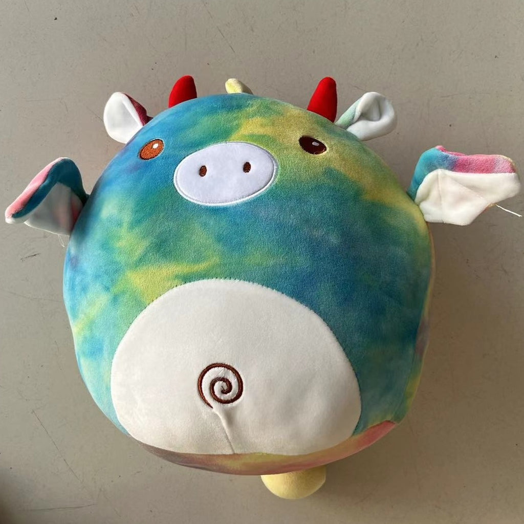 Little Flying Dragon Unicorn Narwhal Plush Toy Cartoon Animal Throw Pillow Squishmallow Doll