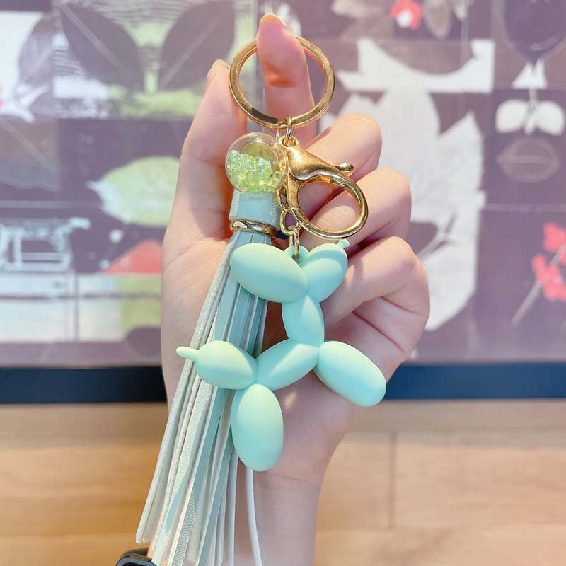 Creative Bubble Dog Tassel Key Chain Personality Key Chain Car Cute Key Ring Handbag Pendant Gift