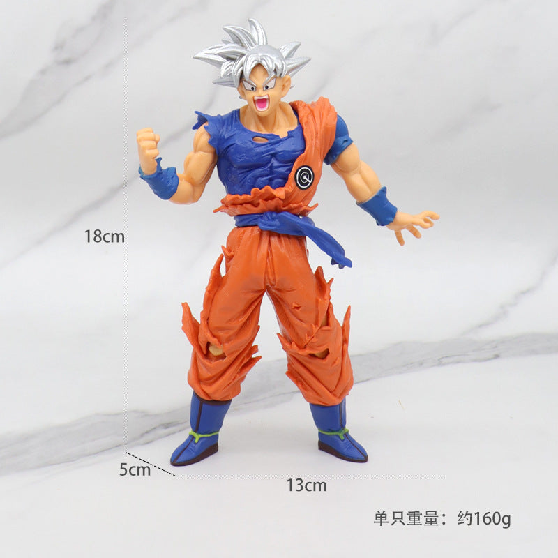 Optional Anime Garage Kits Dragon Ball Dragon Ball Z Movie Vegettoo Gogeta Model Decoration Doll