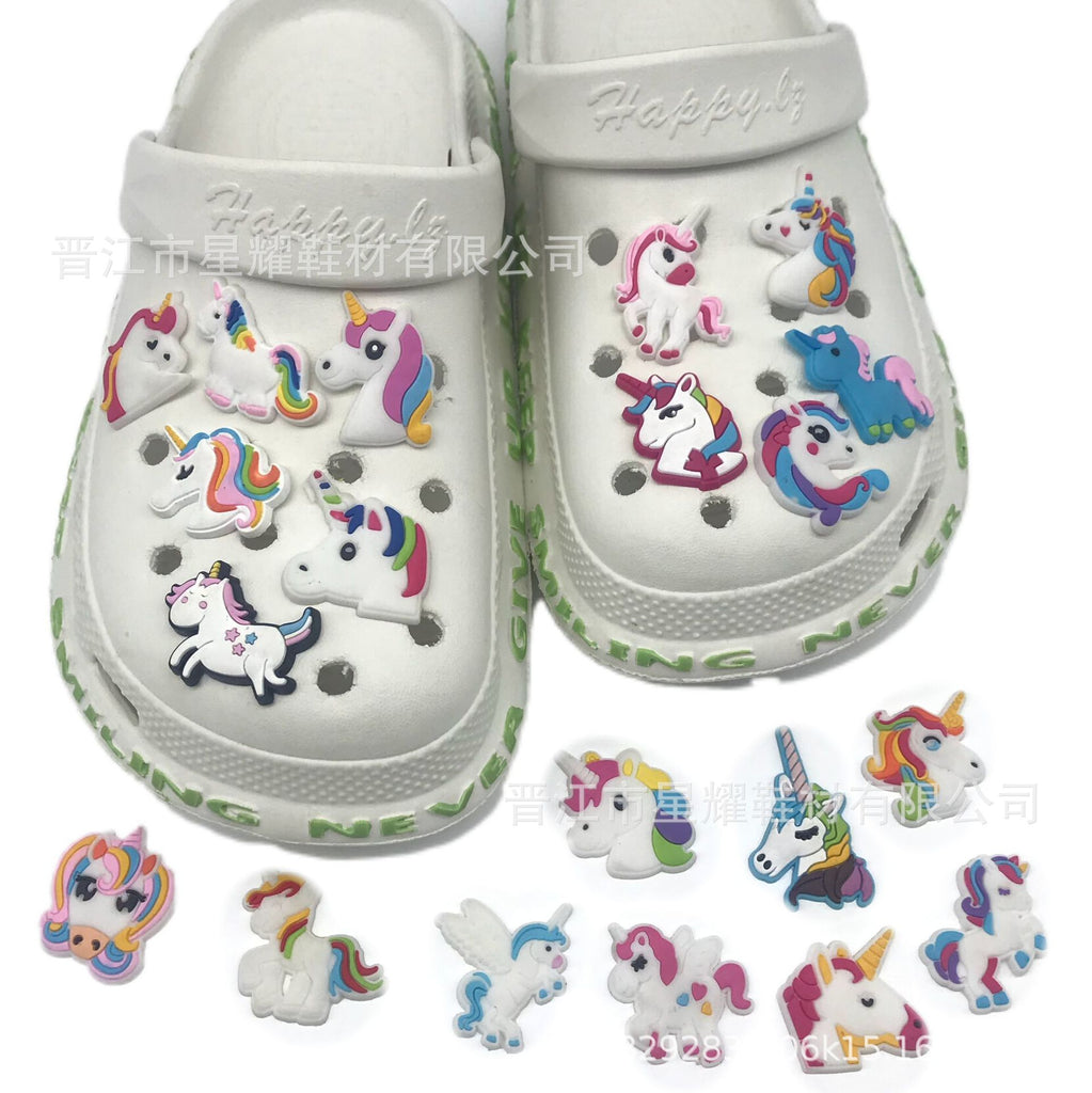 Unicorn Hole Shoes Shoe Ornament Shoe Buckle Decorative Buckle Shoe Accessories