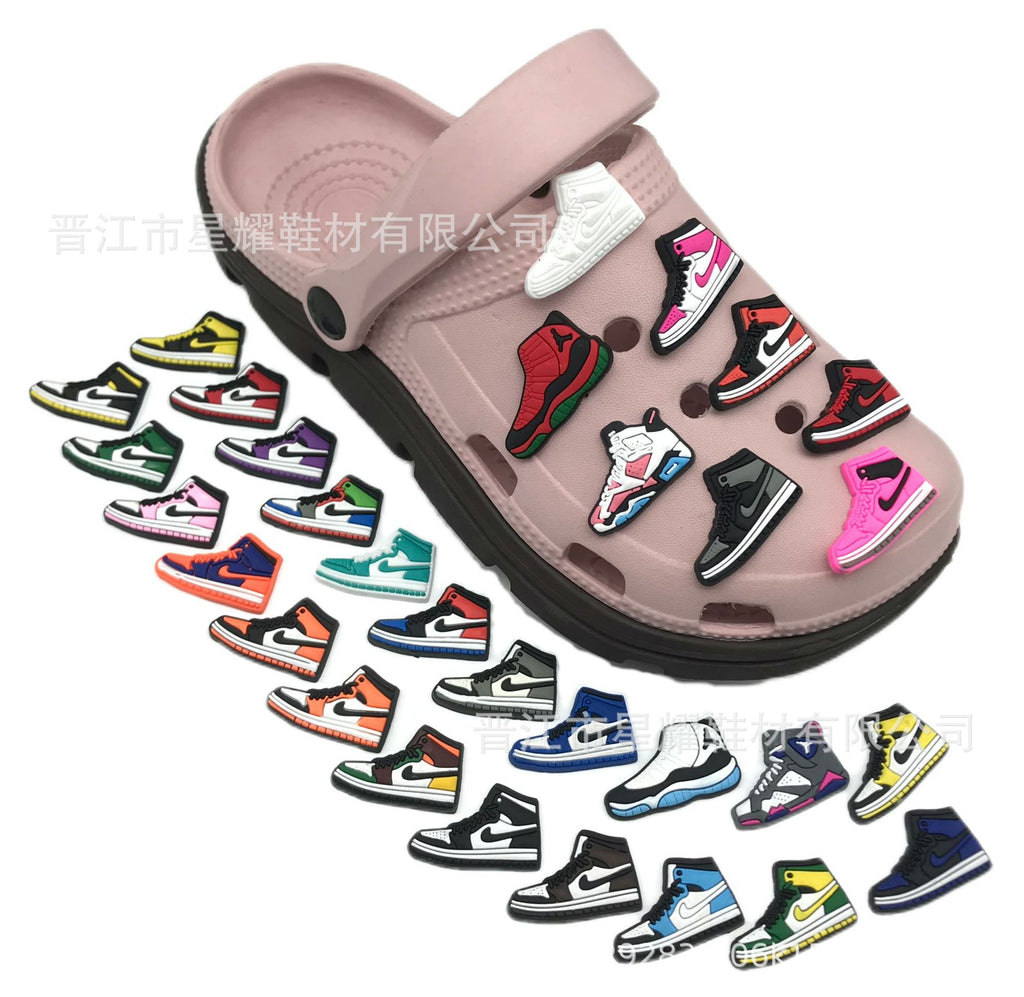 Sports Sneakers Cartoon Hole Shoes Shoe Ornament Shoe Buckle Decorative Buckle DIY Shoe Accessories