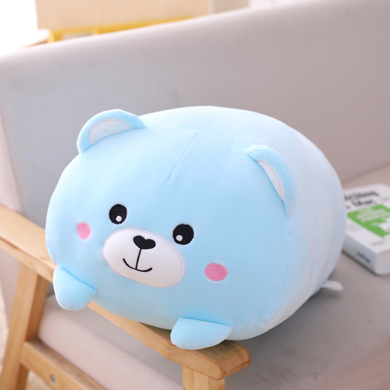Cartoon Animal Long Pillow Plush Toy Doll Dumpling Pillow Gift Girl Cute Toy