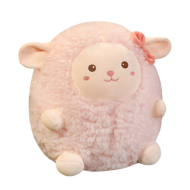 Creative Lamb Doll Plush Toys Ball Alpaca Children Cute Pillow Logo Girls' Gifts