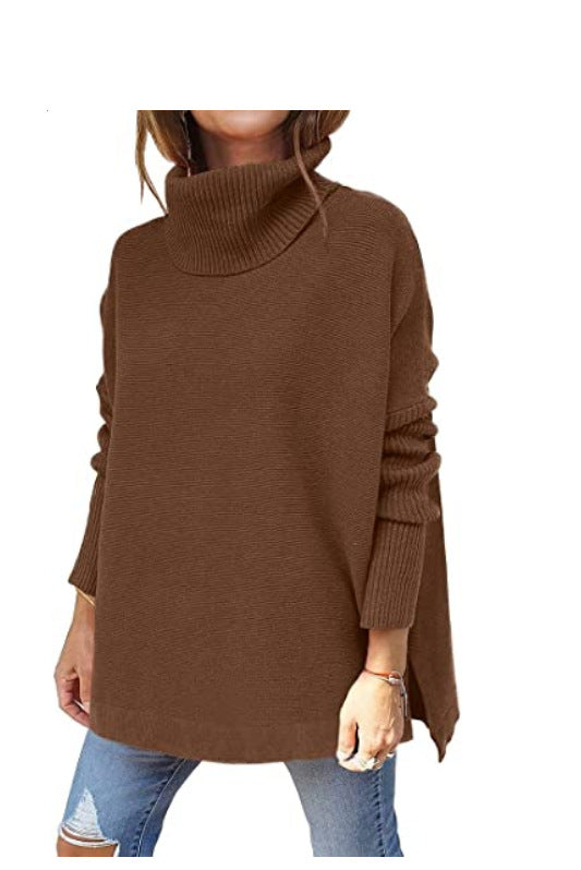 Bestseller Batwing Sleeve Hem Waist Pullover Sweaters Top