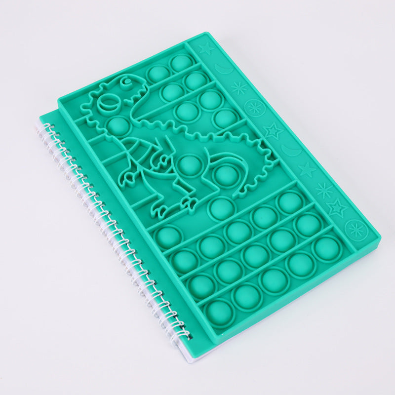Notebook Dinosaur Decompression Bubble Pen Sleeve Notebook Decompression Toy