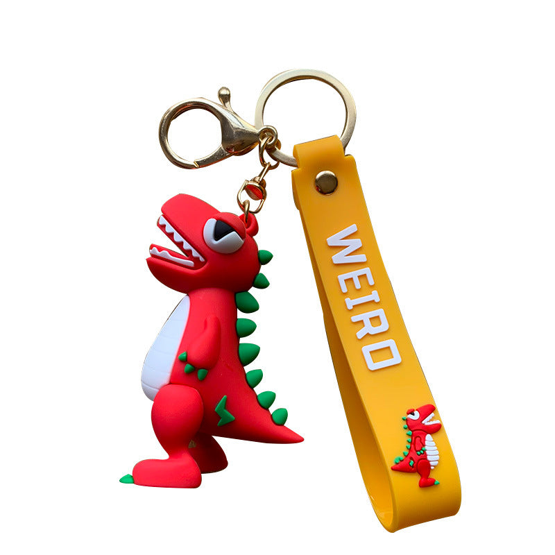 Dinosaur Doll Keychain Automobile Hanging Ornament Cartoon Key Chain Gift Bag Ornaments Creative Trending