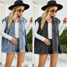 All-Matching Slimming Retro Classic Loose Denim Jacket Top for Women