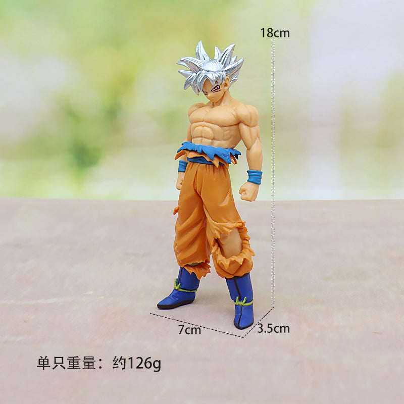 Optional Anime Garage Kits Dragon Ball Dragon Ball Z Movie Vegettoo Gogeta Model Decoration Doll