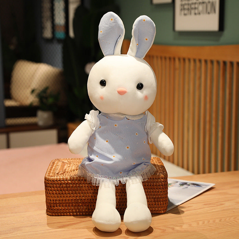 Cute Doudou Rabbit Plush Doll Doll Ragdoll Sleeping Pillow Little Bunny Toy Pink Girls' Gifts