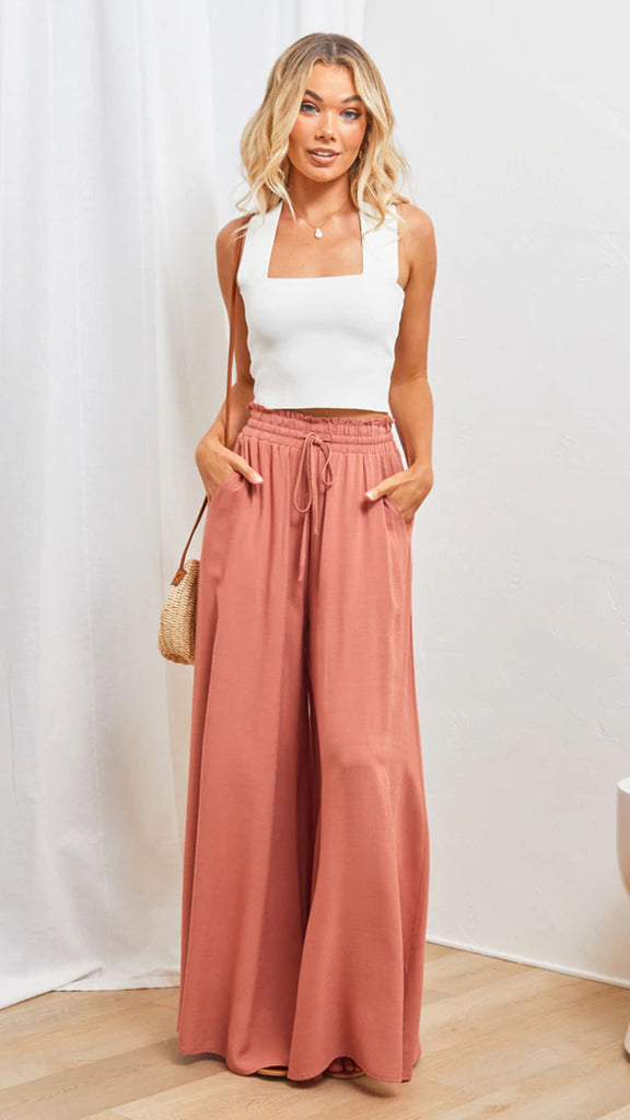 Casual Wide-Leg Popular Loose Casual Fashion Trousers for Women