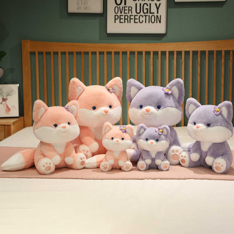 Cute Cute Cute Fox Doll Plush Children Doll Wholesale Toy Gift