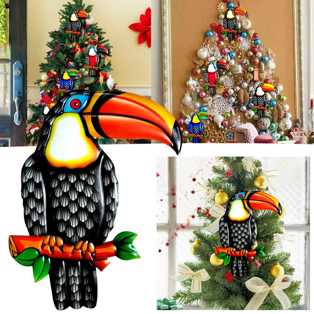 Hanging Water Garden Stained Glass Christmas Pendant Decoration Home Pendant Decoration Iron Crafts Metal Products Soft Garland for Staircase