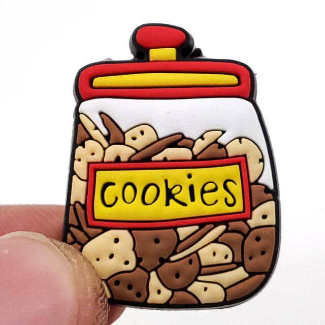 1pcs Cute Cartoon Food Shoe Charms Buckle Funny DIY Shoe Accessories Fit For Croc JIBZ Sandals Kids Xmas Parts Gift